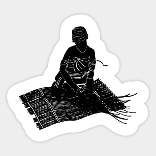 Woman by Weave Sticker